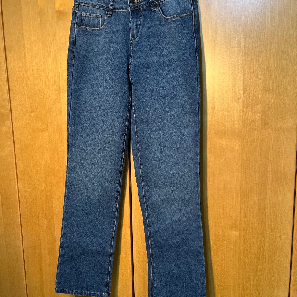 Flannel Lined Blue Jeans Natural Reflections Size 2